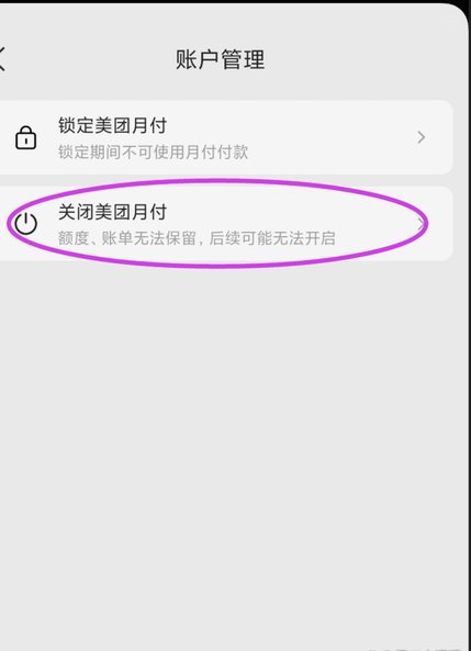 美团月付退款退回原支付渠道