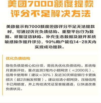 为什么美团额度暂不可用