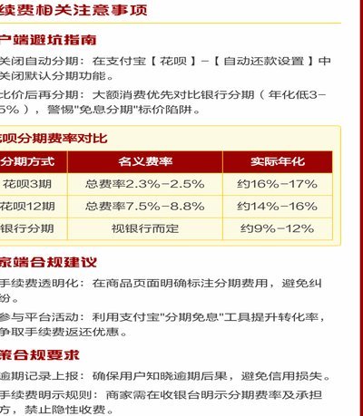 套花呗收多少手续费
